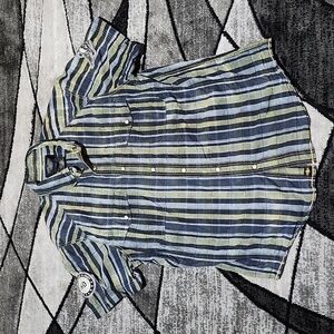 HARLEY DAVIDSON PATCH SNAP-BUTTON KNEES IN THE BREEZE SHORT SLEEVE SHIRT